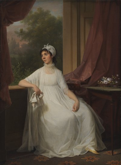 Portrait de Gertrud Hage, née Heitmann - Jens Juel