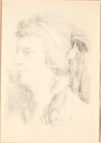 Portrait de Henriette Frederikke Moe - Jens Juel