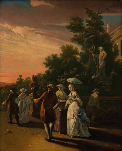 Promenade dans un parc - Jens Juel