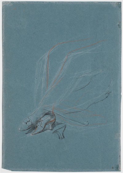 Étude de jambes et de pieds pour le portrait de madame de Prangins - Jens Juel