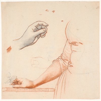Étude pour le portrait en pied de la princesse héritière Sophie Frédérique - Jens Juel