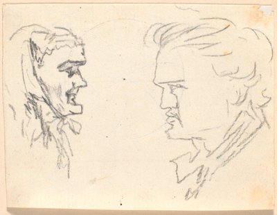 Deux Profils Tournés l