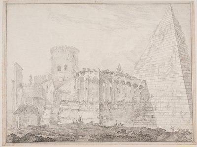 Pyramide de Cestius près de Porta S. Paulo - Jens Petersen Lund