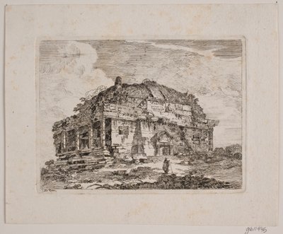 Un bâtiment de temple antique - Jens Petersen Lund