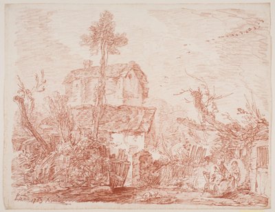 Paysage imaginaire italien - Jens Petersen Lund