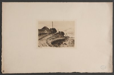 Route sinueuse près d