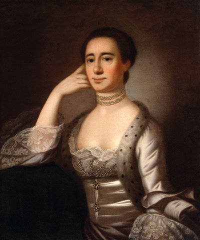 Portrait de Mme John Champneys - Jeremiah Theus