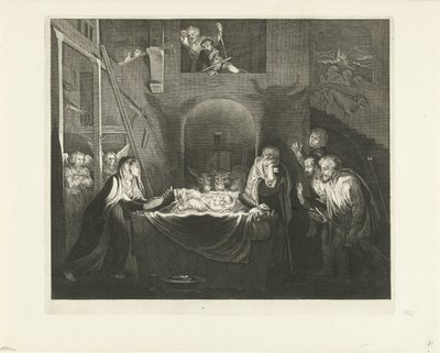 Adoration des bergers - Jeremias Falck