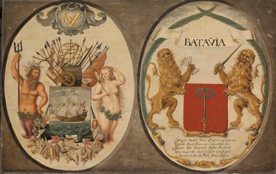 Les Armes de la Compagnie néerlandaise des Indes orientales et de la ville de Batavia - Jeronimus Becx (II)