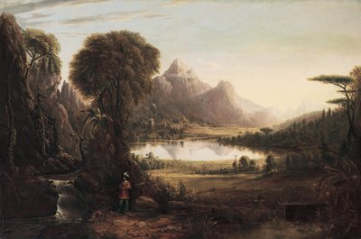La vallée heureuse, de Rasselas, le prince méditant sa fuite - Jesse Talbot