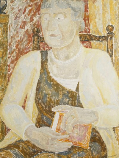 Portrait de Mme Ody tenant un livre - Jessica Stewart Dismorr