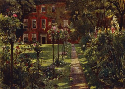 Walpole House, Vue de la maison et du jardin - Jessie MacGregor