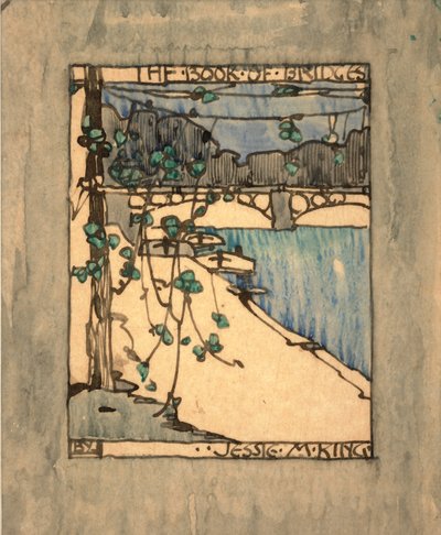 Frontispice pour "Le Livre des Ponts", c.1911 - Jessie Marion King