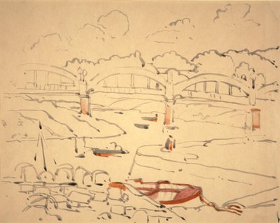 Illustration pour "Le Livre des Ponts", c.1911 - Jessie Marion King