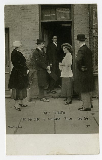 Adele Kennedy, la seule guide de Greenwich Village, New York, USA - Jessie Tarbox Beals