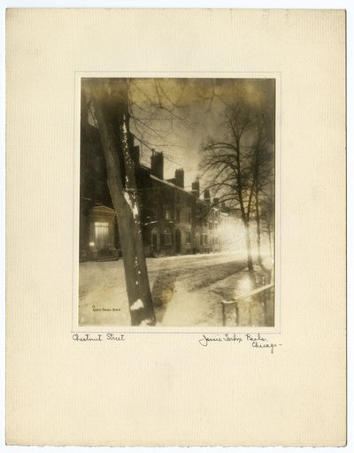 Chestnut Street, Boston, USA, vers 1902-10 - Jessie Tarbox Beals