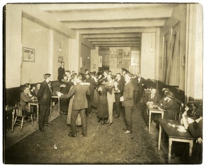 Danse au Purple Pup de Charley Reed, Greenwich Village, c.1905-18 - Jessie Tarbox Beals