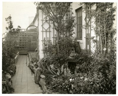Jardin de Mme Regina Jais, vers 1936-37 - Jessie Tarbox Beals