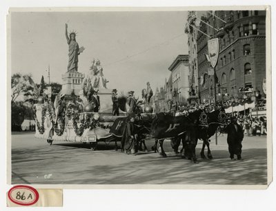Char de parade historique n° 53 : Statue de la Liberté - Jessie Tarbox Beals