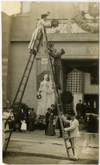 Jessie Tarbox Beals, autoportrait, Exposition universelle de Saint-Louis, c.1905-40 - Jessie Tarbox Beals