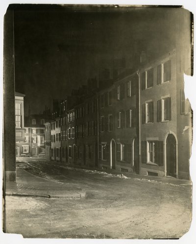 Vue de West Cedar Street à l
