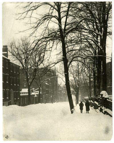 Mt Vernon Street, Boston, vers 1902-10 - Jessie Tarbox Beals