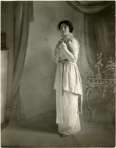 Orchidée moirée, Maurice, vers 1905-18 (photo gélatino-argentique) - Jessie Tarbox Beals