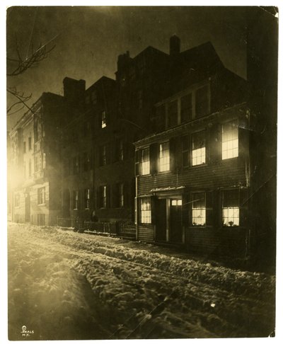 Rue Pinckney, Boston, Mass, États-Unis, vers 1902-10 - Jessie Tarbox Beals