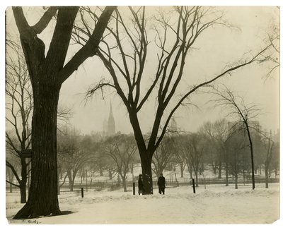 Le Common, Boston, USA, vers 1902-10 - Jessie Tarbox Beals
