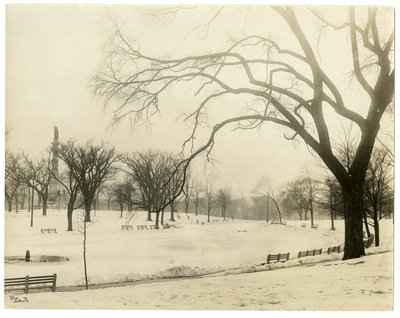 The Common, Boston, USA, vers 1902-10 - Jessie Tarbox Beals