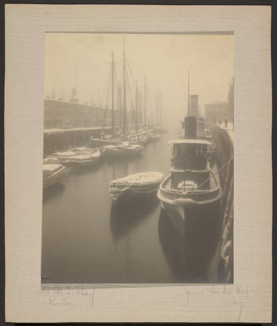 The Old T. Wharf, Boston - Jessie Tarbox Beals