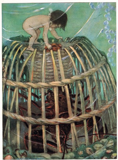 Tom et le piège à homards, illustration de 