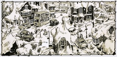 Paysage hivernal - Jesus Blasco