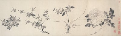 Fleurs des quatre saisons, dynastie Ming - Jiayan Chen