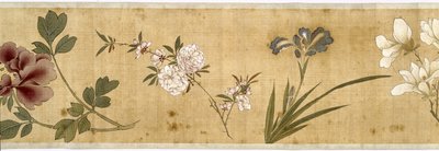 Cent fleurs, début du XVIIe siècle (détail) - Jiayan Chen