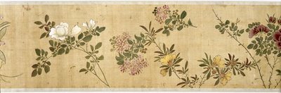 Cent Fleurs, début du XVIIe siècle (détail) - Jiayan Chen