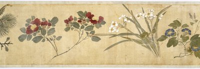 Cent Fleurs, début du XVIIe siècle (détail) - Jiayan Chen