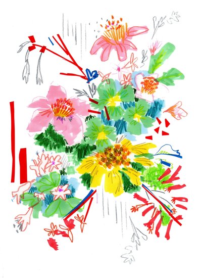 Esquisse florale 2, 2014 - Jo Chambers