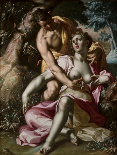 Céphale et Procris (La Mort de Procris) - Joachim Anthonisz Wtewael