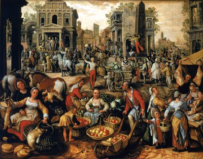 Marché avec Ecce Homo - Joachim Beuckelaer