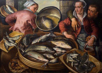 Le marché aux poissons - Joachim Bueckelaer