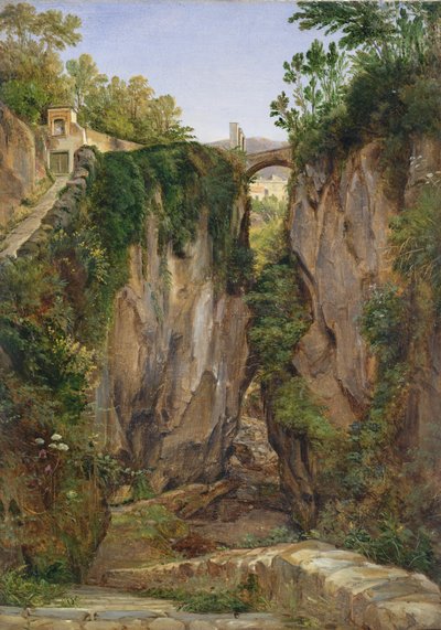Une vallée rocheuse à Sorrente, 1823 - Joachim Faber