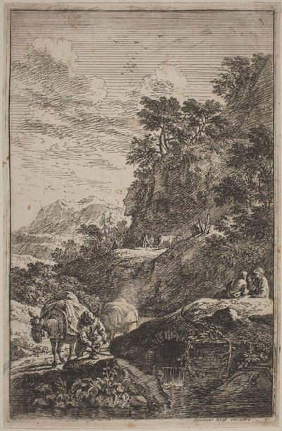 Paysages à la Manière de Salvator Rosa - Joachim Franz Beich