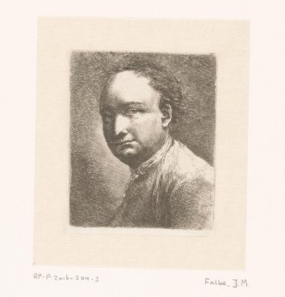 Portrait du peintre Johann Harper - Joachim Martin Falbe