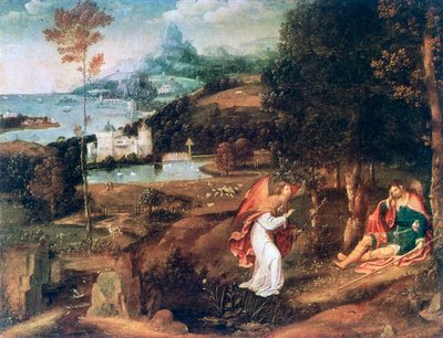 Scène de paysage avec Saint Roch, vers 1500-1524 - Joachim Patinir