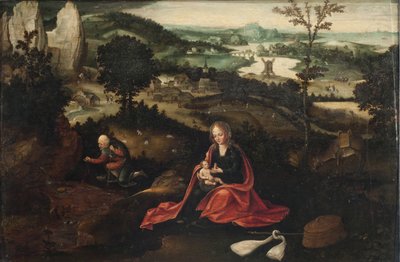 Le repos pendant la fuite en Égypte - Joachim Patinir