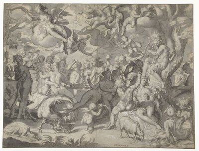 Mariage de Pélée et Thétis - Joachim Wtewael or Utewael