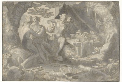 Loth et ses filles - Joachim Wtewael or Utewael