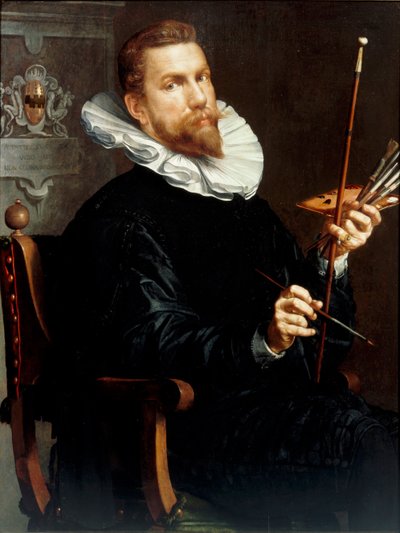 Autoportrait, 1601 - Joachim Wtewael or Utewael