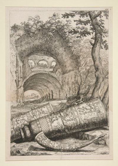 Un cor et deux grands - Joachim von Sandrart